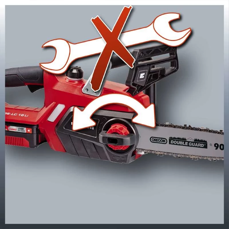 Einhell GE-LC 18 Li Kit 2400 RPM čierna, červená