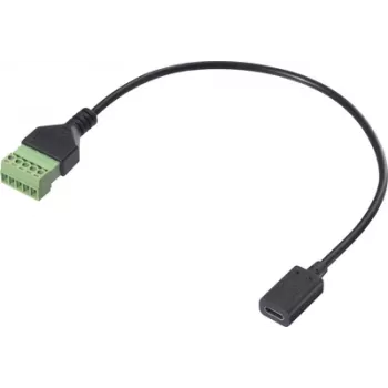 Renkforce USB-C adaptérový kábel [1x konektor samica – 1x svorková prípojka] RF-6443954 30 cm (RF-6443954)