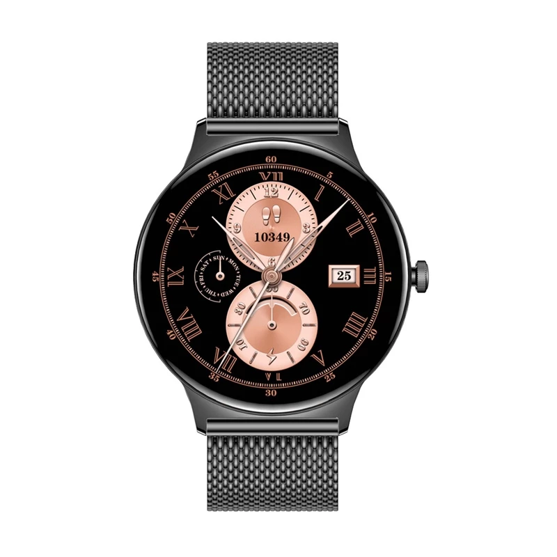 Smartwatch Colmi V89 Steel čierna s meračom tepu, vodotesná