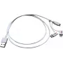 ROLINE 11.02.8329 USB kábel 1 m USB 2.0 USB A Micro-USB B biely (11.02.8329)