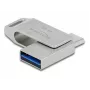 USB kľúč DeLOCK 64 GB USB-C Type-A otočný kovové puzdro