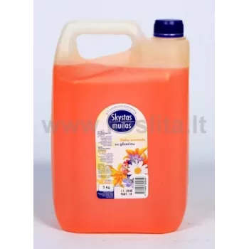Tekuté mydlo s glycerínom, kvetinová vôňa 5 l