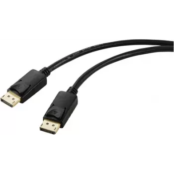 Renkforce DisplayPort prepojovací kábel DisplayPort konektor samec, DisplayPort konektor samec 2,00 m čierny DisplayPort kábel (RF-5771514)