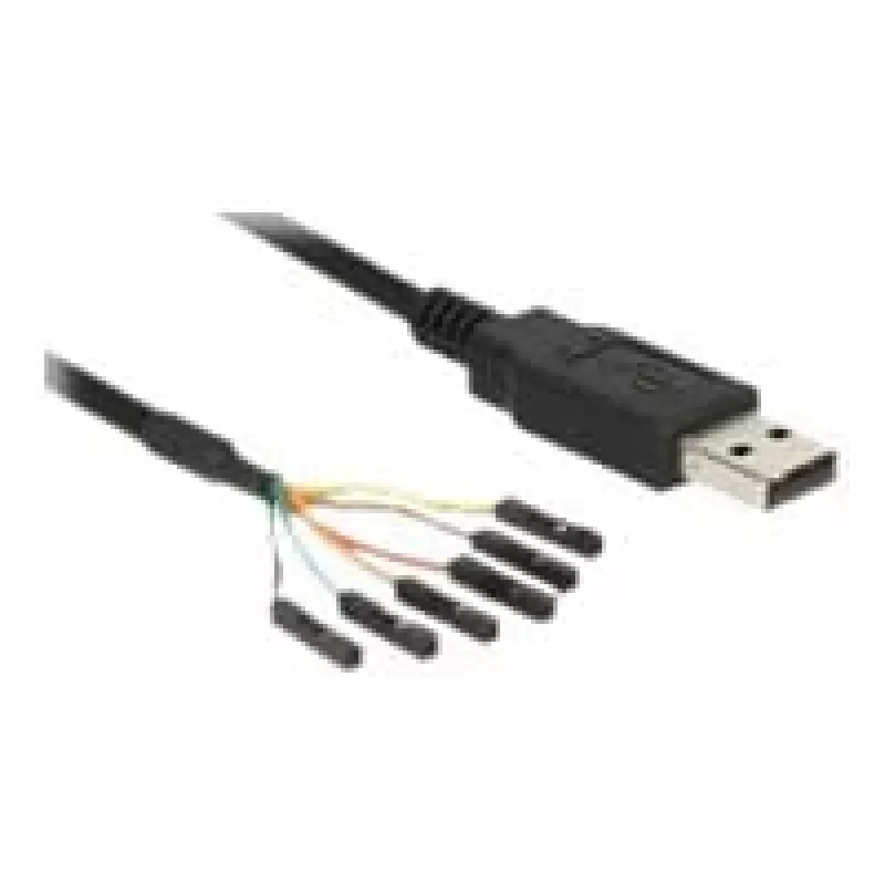 USB kábel DeLOCK 1,8 m USB2.0-A/TTL 6-pól čierny