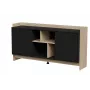 Cama PORTO 2D komoda 150x38x77 dub/čierna