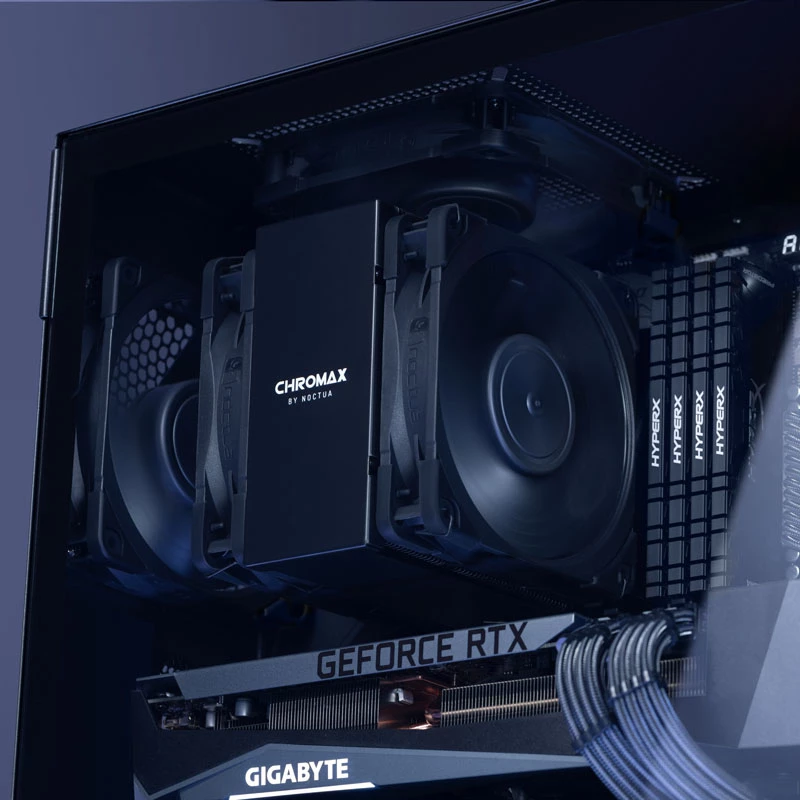 Noctua NA-HC8 chromax.čierna kryt chladiča