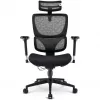 Kancelárska stolička Sharkoon OfficePal C40 — čierna, ergonomický dizajn, výškovo nastaviteľná