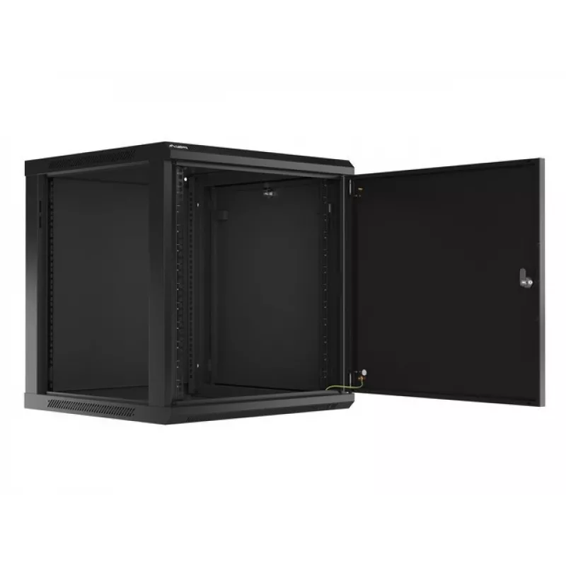 Nástenný rack Lanberg WF01-6612-00B 12U čierna