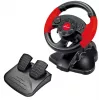 Volant ESPERANZA EG103 herný ovládač — PC/PS2/PS3, 13 tlačidiel, vibrácie, akcelerometer, čierna/červená