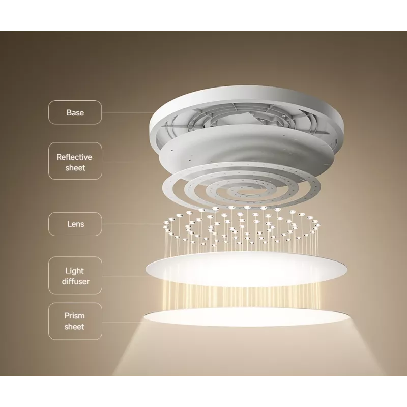 Smart stropné svietidlo Xiaomi D40 WiFi 45W biele