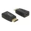 Adaptér HDMI (konektor samec) > HDMI (konektor samica), EDID emulátor (čierny)