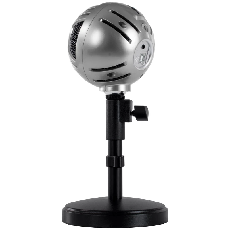 Arozzi Sfera stolný mikrofón, USB - chróm