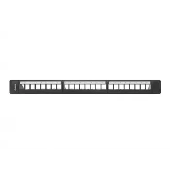 Patch panel 1U LANBERG PPKS-1124-B, 24 portov, 1U, ABS, čierny, 482,6×44,5×154 mm