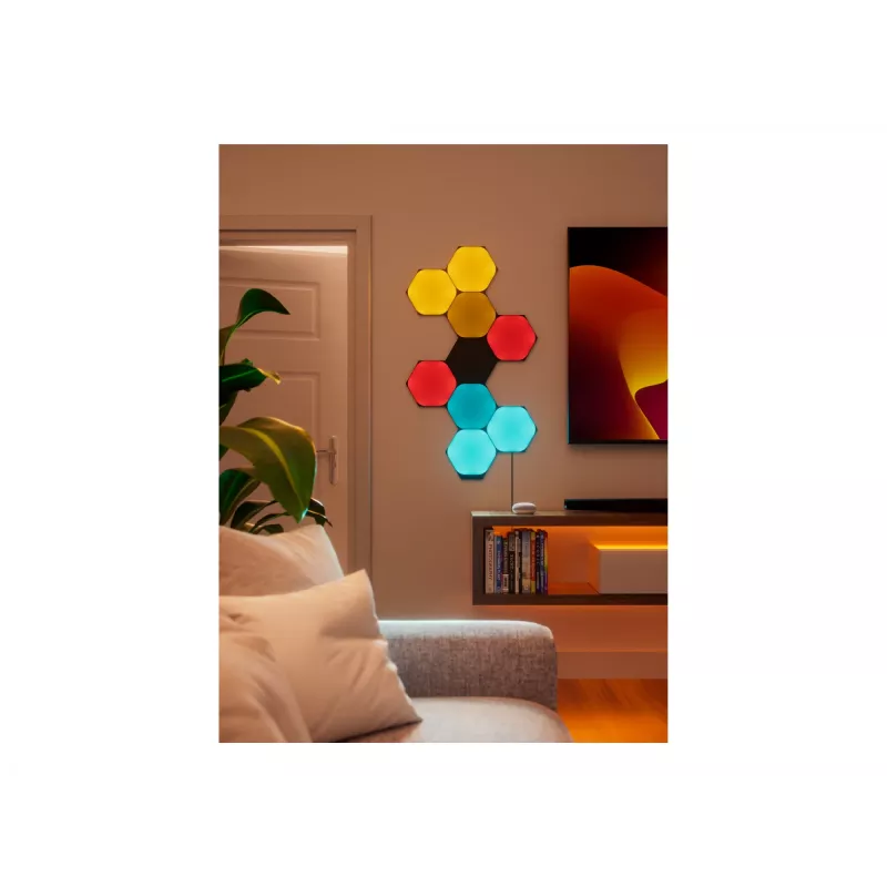 Smart nástenné svietidlo Nanoleaf NL42-0102HX-9PK