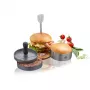 3-dielna sada na burgery GEFU G-89494, nerez, tepelne odolná