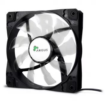 INTER-TECH Argus L-12025 120mm ventilátor do skrine - čierny