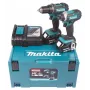 Makita akumulátorová vŕtačka-skutkovačka set, 18V, DLX2127MJ