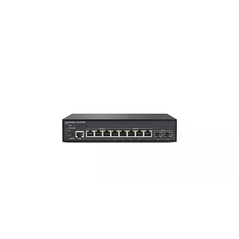 LANCOM GS-3510XP Managed L2 2.5G Ethernet (100/1000/2500) Power over Ethernet (PoE) 1U čierna