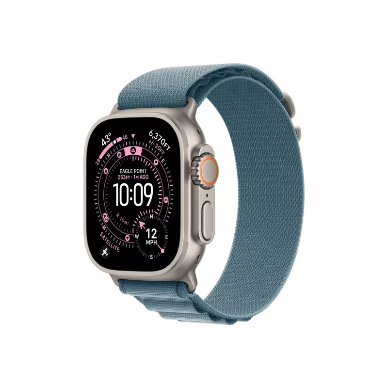 Remienok Apple MFTJ4ZM/A príslušenstvo k smartwatch modrý titán polyester spandex