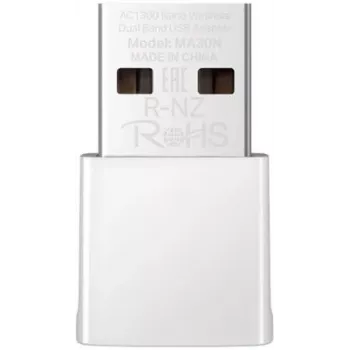Sieťový USB adaptér MERCUSYS MA30N — dvojpásmové Wi-Fi (2,4/5 GHz), 400/867 Mbit/s, USB 2.0, interná anténa, biela
