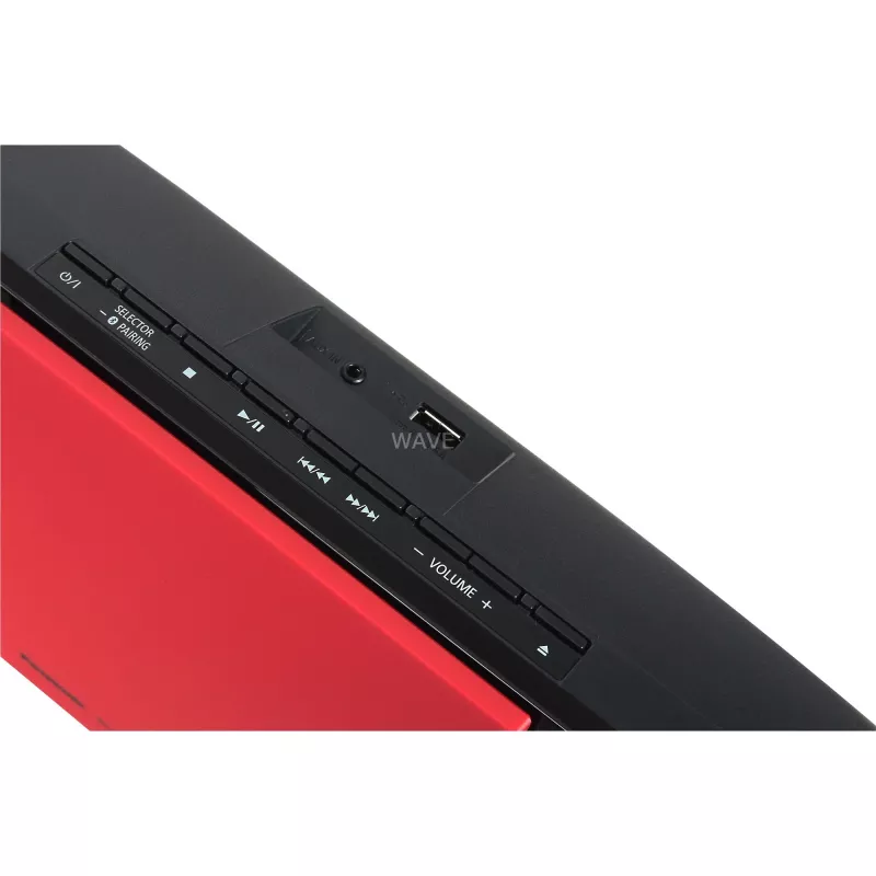 Panasonic SC-HC304 HiFi CD prehrávač červená