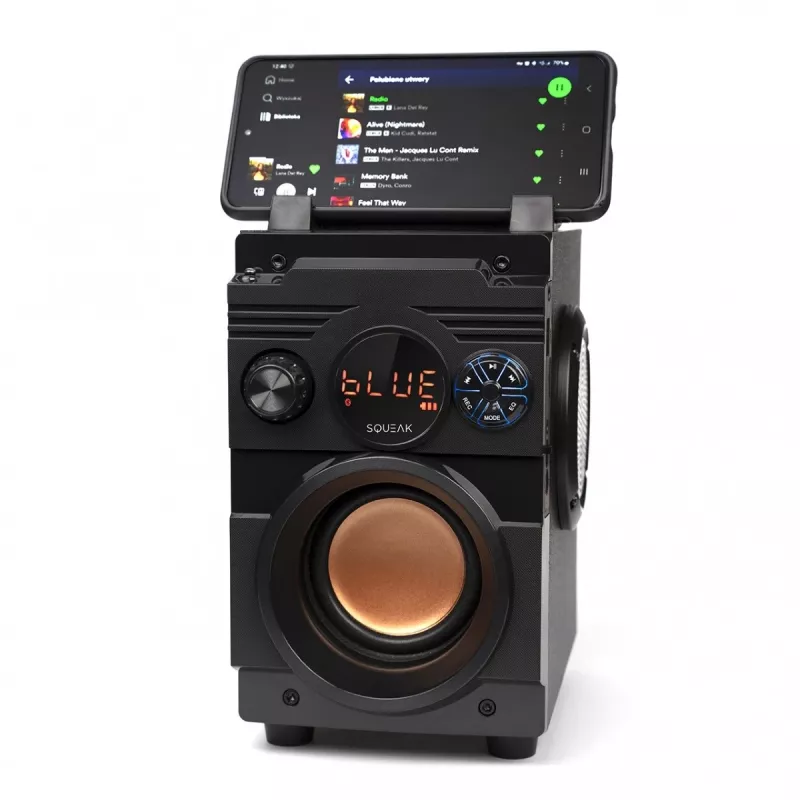 Squeak Bassblaster Bluetooth 5.1 reproduktor, FM rádio, MP3 prehrávač SQ1001