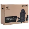 Deltaco DC130 herná stolička Soft Woven Mesh čierna (GAM-180)