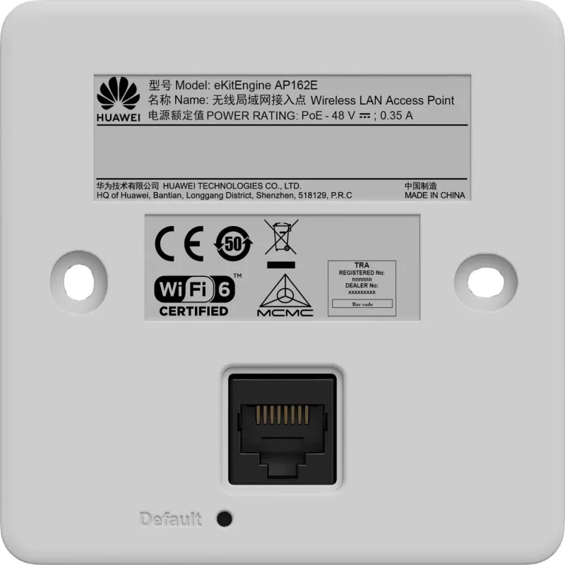 Huawei AP162E - WiFi6 interiérový dualband AP - inteligentná anténa