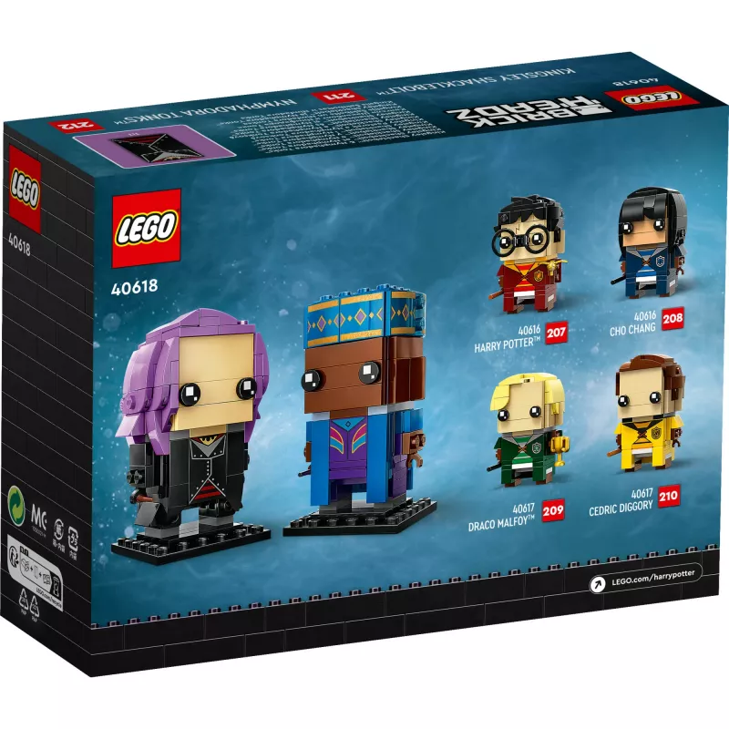 Lego Brickheadz Harry Potter 40618 Kingsley Shacklebolt a Nymphadora Tonks