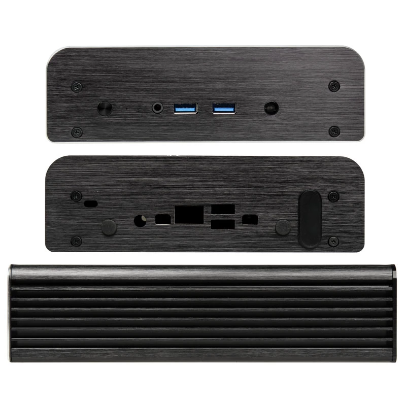 Počítačová skriňa Akasa Newton S UCFF skriňa, Intel NUC, čierna