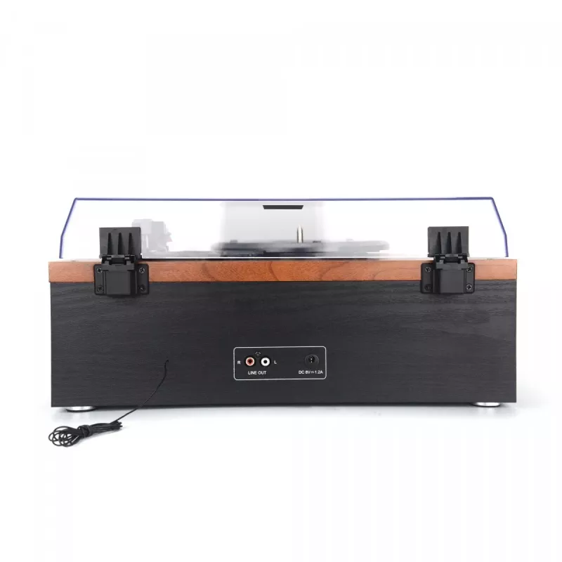 Gramofón AKAI ATT-14BT s Bluetooth, remeňovým pohonom, integrovaným fono predzosilňovačom, USB výstupom