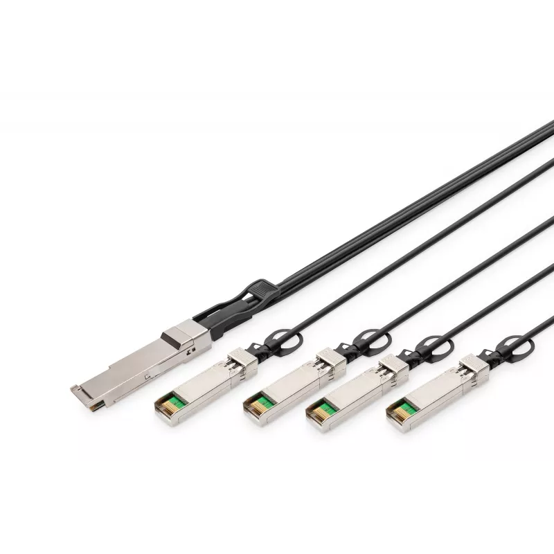 Direct-Attach kábel Digitus DN-81325 40G QSFP+ na 4x SFP+ 5 m