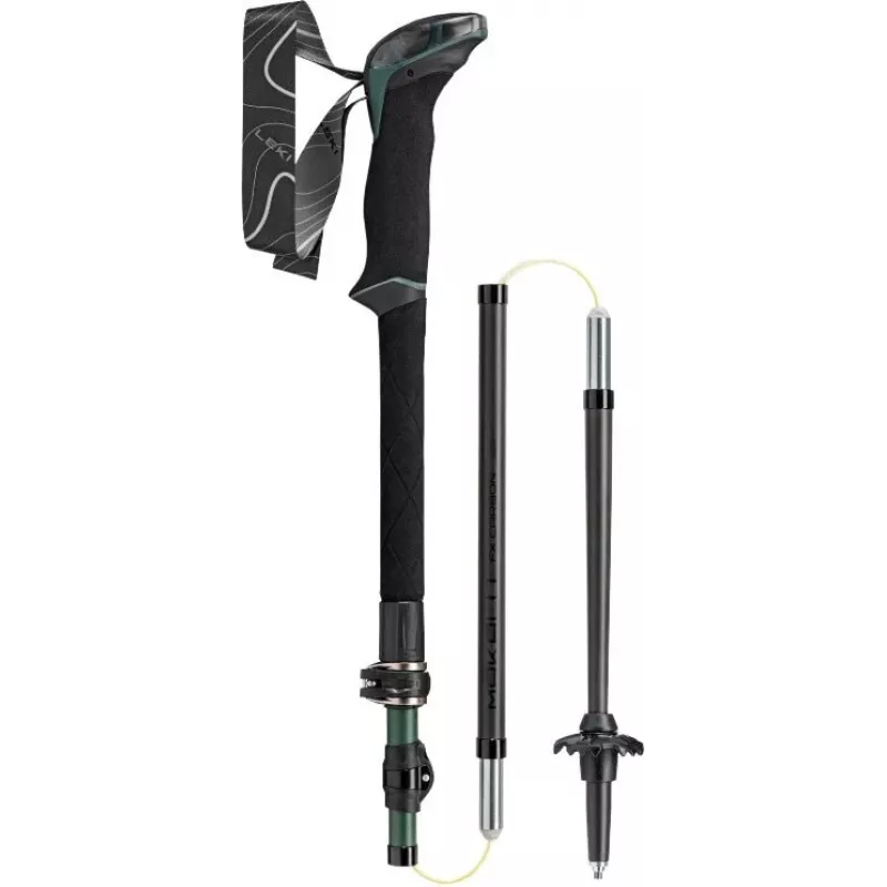 Trekingové palice Leki TR Makalu FX nastaviteľné 110–130 cm, zelená
