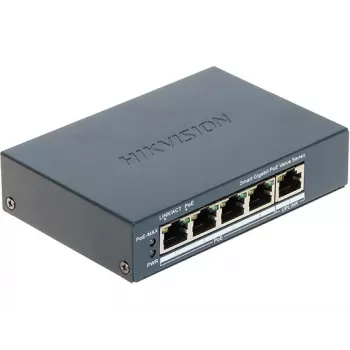 Hikvision DS-3E1505P-EI/M sieťový switch managed Gigabit Ethernet (10/100/1000) Power over Ethernet (PoE) sivá