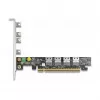 DeLOCK PCI Express x16 karta na 4 x interné SFF-8654 4i NVMe Bifurcation