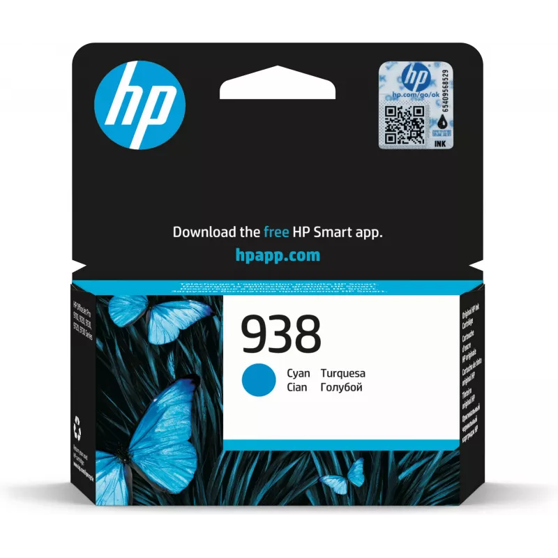 Kazeta HP Ink 4S6X5PE cyan