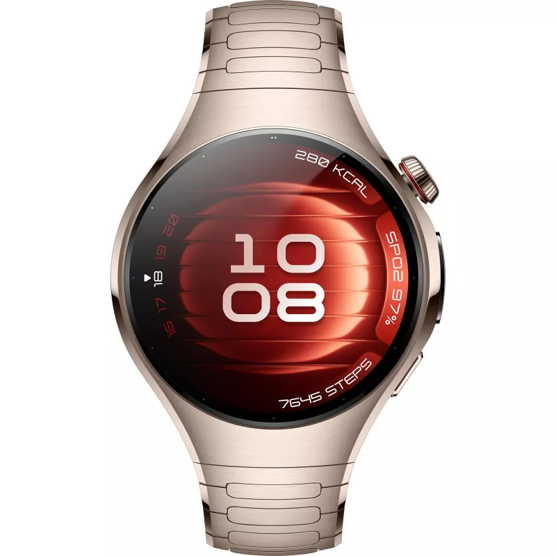 Inteligentné hodinky Huawei WATCH 5 42 mm, 1,38" AMOLED, eSIM, titánový remienok Sand Gold