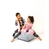 Sako bag pouf Mouse grey-pink L 110 x 80 cm