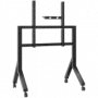 Mobilný TV stojan ONKRON TS2081-B pre 70–110 palcové televízory, čierny, pojazdný oceľový podlahový držiak, nosnosť 125 kg, VESA 200x200–1000x800