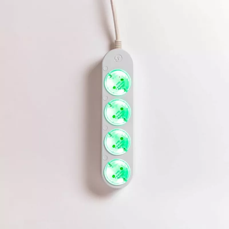 Smart 12A Shelly Power Strip 4 Gen4 Zigbee/Matter predlžovacia zásuvka