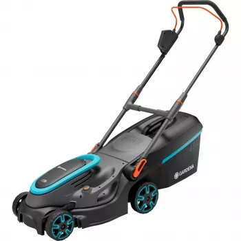Akumulátorová kosačka PowerMax 37/36V P4A Ready-To-Use Set, 36 Volt (2x18V) (čierna/sivá, 2x Li-Ion batéria 4,0Ah, POWER FOR ALL ALLIANCE)