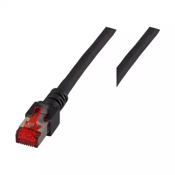 EFB-Elektronik RJ45 patch kábel Cat.6 S/FTP LSZH čierny 1,5m