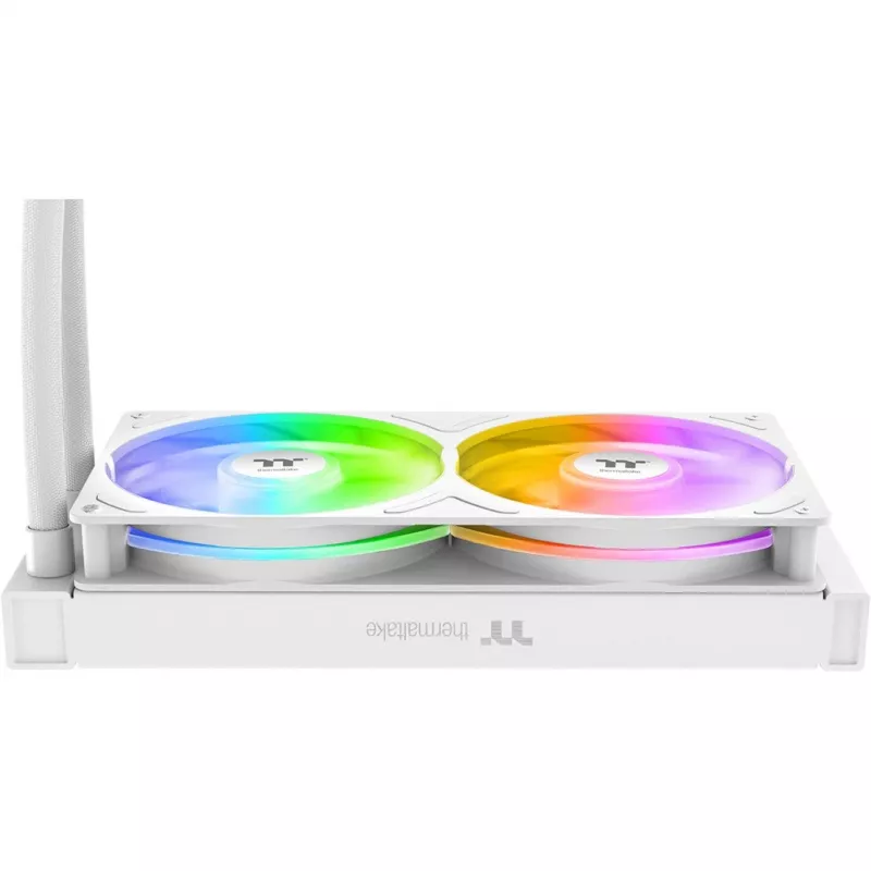 All-in-One vodné chladenie CPU THERMALTAKE TH240-S V3 ARGB Sync Snow Edition, 240-mm radiátor