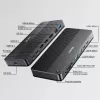 Dokovacia stanica UNITEK D1104A01 USB4 káblová 100 W Power Delivery