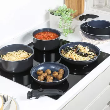 Sada hrncov Russell Hobbs RH03321EU7 — 8-dielna, nepriľnavá, vhodná do umývačky