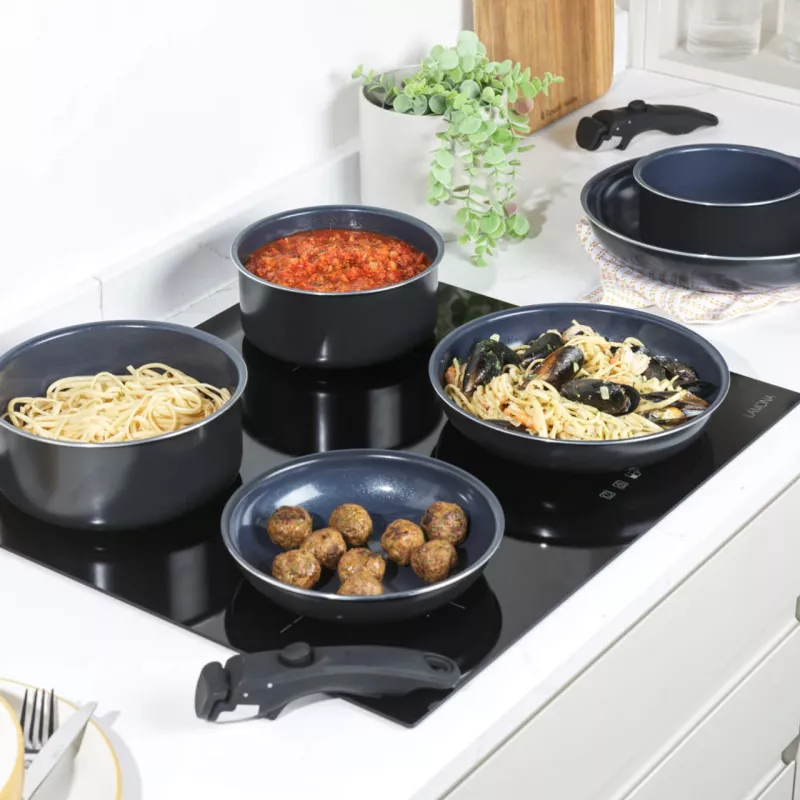 Sada hrncov Russell Hobbs RH03321EU7 — 8-dielna, nepriľnavá, vhodná do umývačky