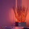 LED girlanda Twinkly TWD200STP-TEU viacfarebný vnútorný pás, rozostup 5 cm, IP20, priehľadný kábel