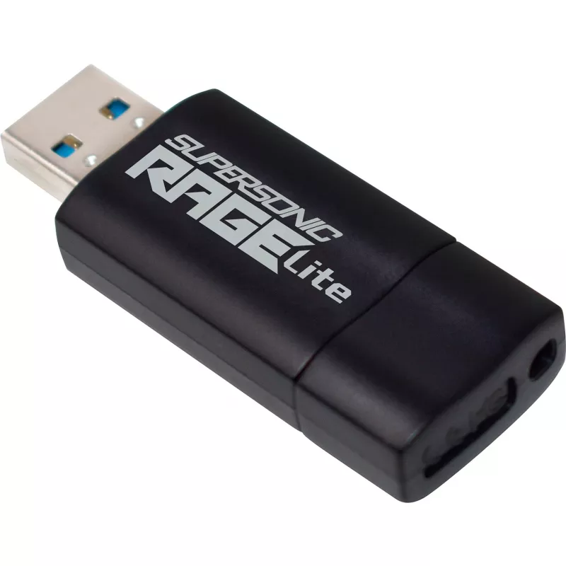Flash disk PATRIOT Rage Lite 1 TB 120 MB/s USB 3.2 výsuvný čierny (PEF1TBRLB32U)