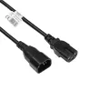 Akyga AK-UP-06 serverový napájací kábel IEC C14 na C15, 1,8 m, čierny