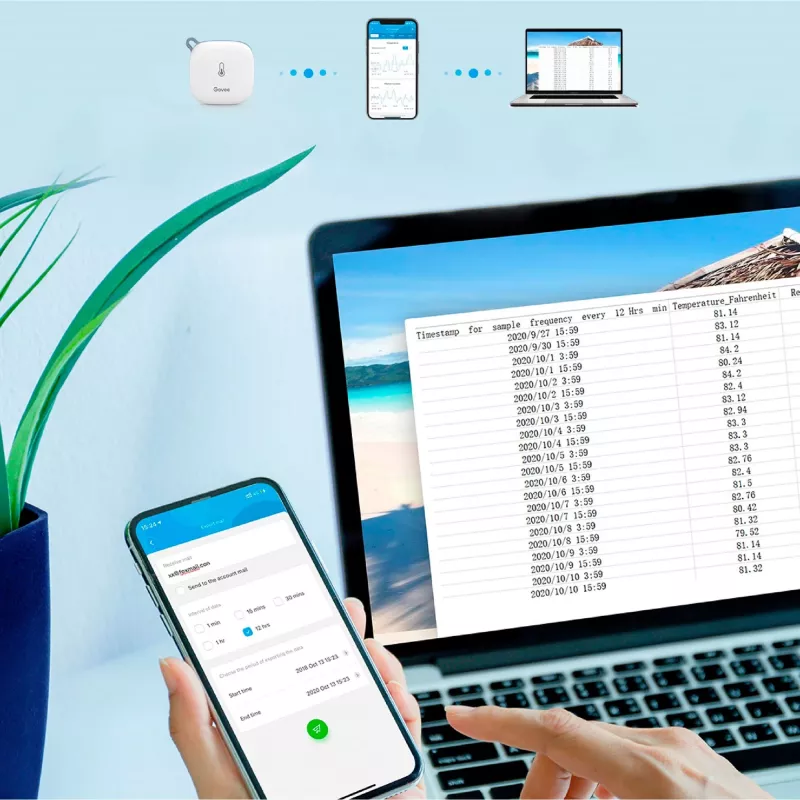 Govee H5179 teplotný a vlhkomer s Wi-Fi (H5179001)